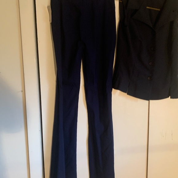 Elegant Navy Blue Women's  Pantsuit - Picture 4 of 15